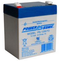 Main product image for Power-Sonic PS-1250F2 Sealed Lead Acid Battery 140-364